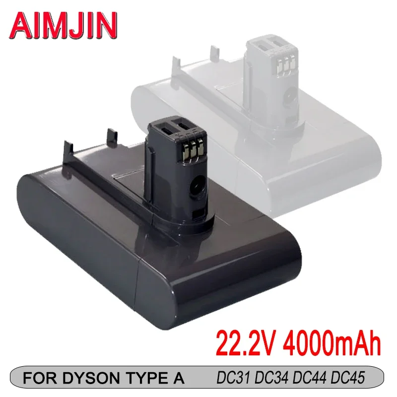 

22.2V 4000mAh Li-ion Battery （ Only Fit Type A）for Dyson DC31 DC34 DC35 DC44 DC45 Animal Handheld Vacuum Cleaner Batteries