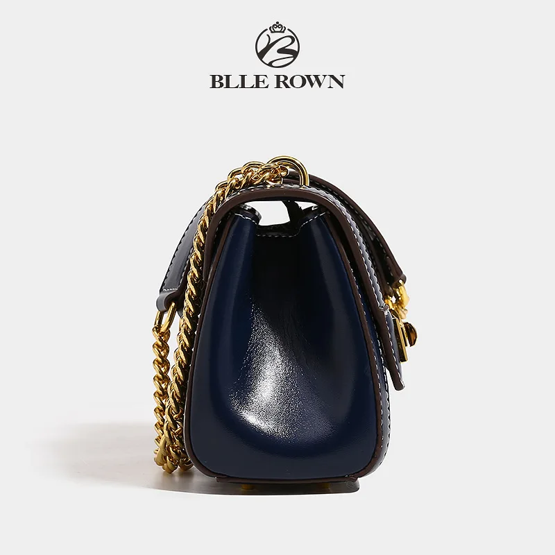 2024 New Trend Luxury Brand Klein Blue Pillow Women Bag Gold Chain Single Shoulder Crossbody Bags Purses and Handbags For Ladies