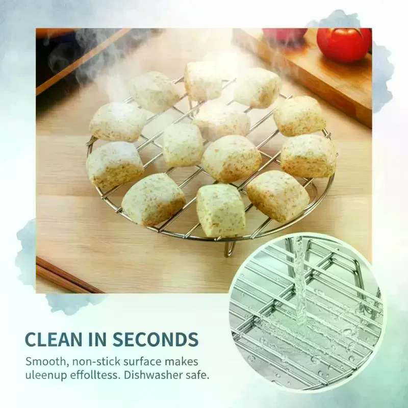 Stainless Steel Cookware Steamer Rack Cooking Baking Pot Sta