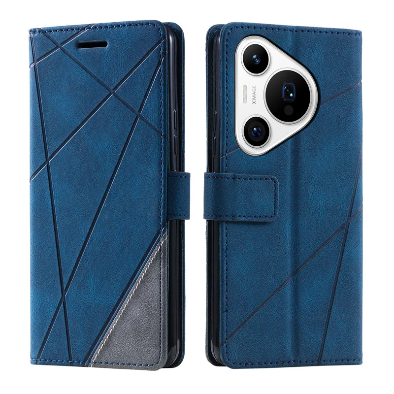 Flip Magnetic Leather Cover For Huawei P70 Pura 70 Ultra Pura70 Mate 60 Pro Plus 5G Mate60 Coque Wallet Stand Phone Cases 2024