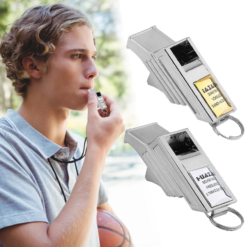 

Professional Basketball Referee Whistle Portable Emergency Lifesaving Whistles for Outdoor Sports Training