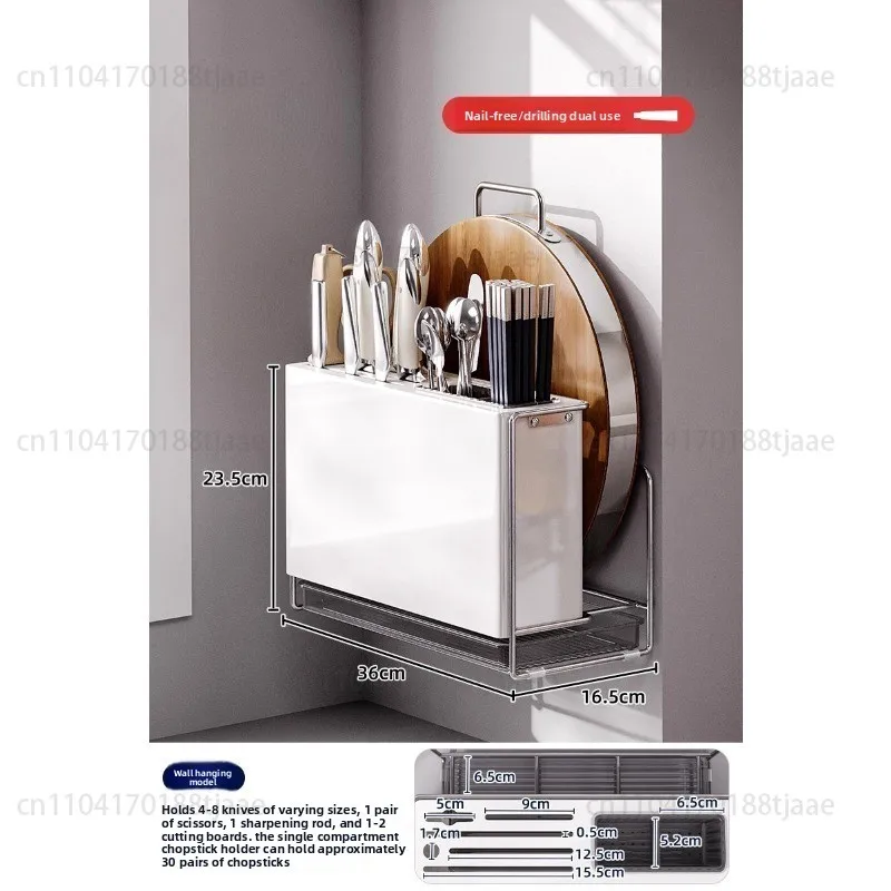 Knife Holder,kitchens Accessories, Storage Rack, Kitchen Tool Storage Rack, Cutting Board Rack,Excluding Kitchenware
