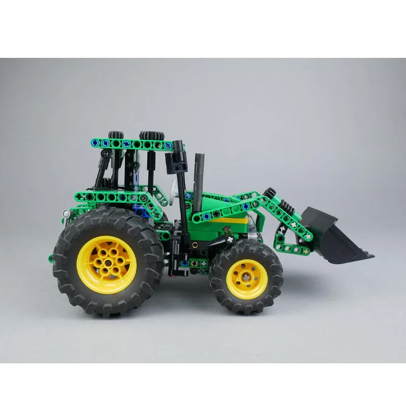 moc-107722-city-farm-agricultural-tractor-building-block-model-474-parts-moc-boys-children's-birthday-christmas-toy-gift