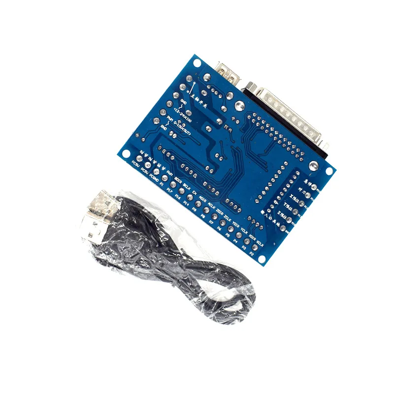 MACH3 Engraving Machine CNC 5-Axis Stepper Motor Driver Interface Board With Optical Coupler Isolation