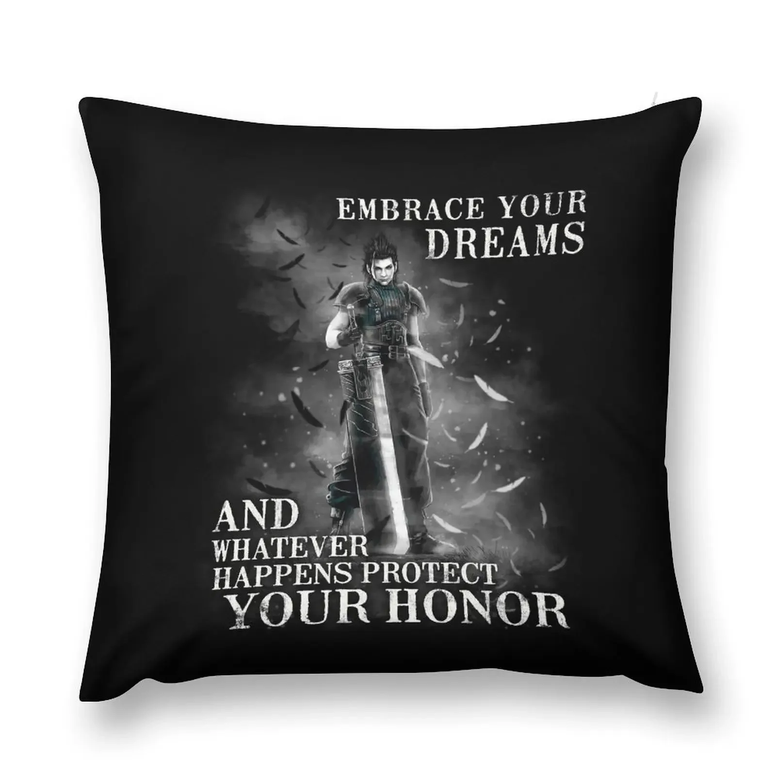 Zack Fair Buster Sword FF7 Throw Pillow Throw Pillow Couch Cushions Cushion Cover Set autumn pillowcase pillow