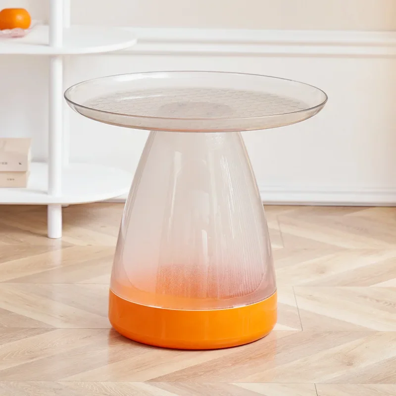 tw-Bedside Tables Simple Modern Small Minimalist Creative Plastic Side Table Round Coffee Table