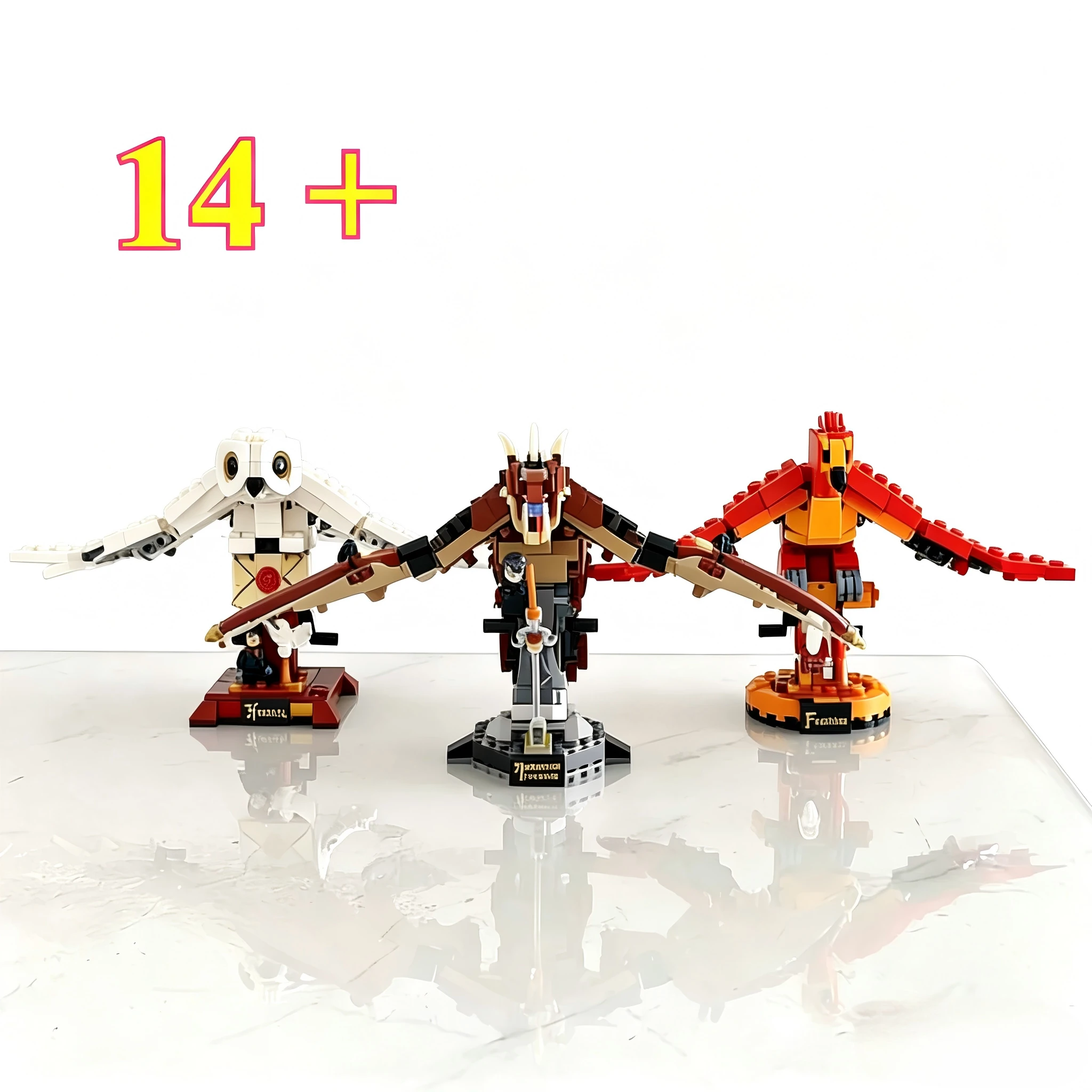 

Magic Flying Creatures Model76406 76394 75979 Building Blocks Sets Suitable for Birthday Gifts Compatible with Legoed Particles.