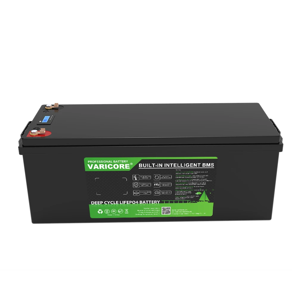 24V 300Ah 8 스트링 LiFePO4 배터리 팩 29.2v 리튬 철 인산염 태양 에너지 저장 캠핑 배터리 세금 무료 VariCore