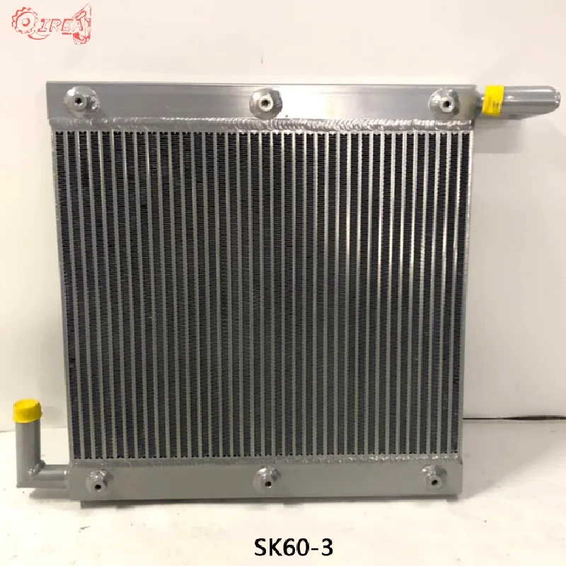 Good quality excavator cooler parts SK60 SK60-3 hydraulic oil cooler 540*530mm