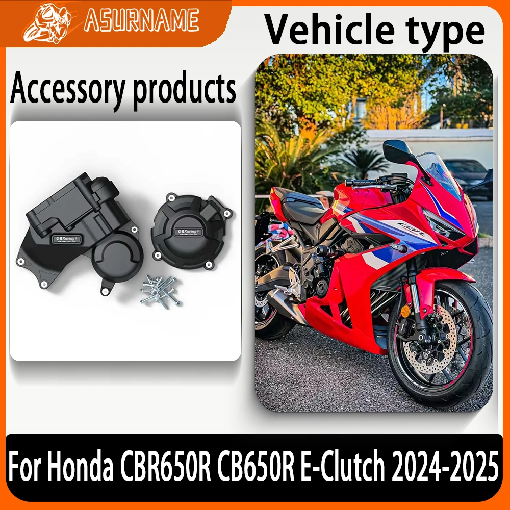 

For Honda CBR650R CBR 650R CB650R E-Clutch 2024-2025 Motorcycle Engine Fall Protection Cover Engine Protection Cover Accessories