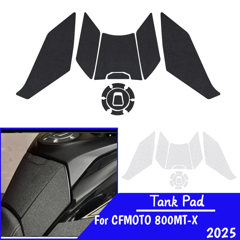 

800MTX 800MT-X Tank Pad Stickers Gas Protector For CFMOTO 800 MT-X MTX 2025 Motorcycle Kit Knee Gas Protection Stickers
