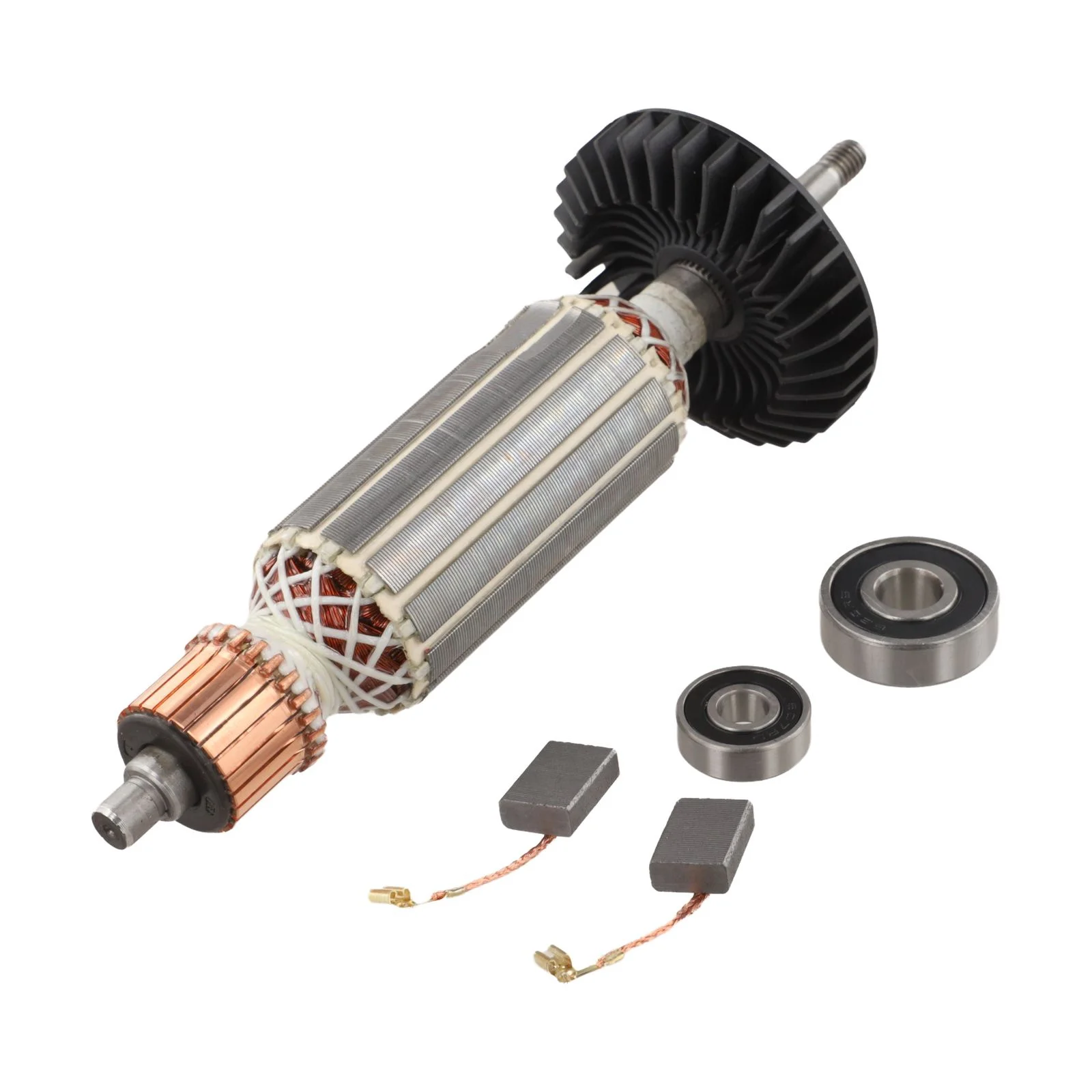 /220V-240V /Anchor /Rotor 515613-9 With Carbon Brushes And Bearings For 9557HN 9557NB 9558HN 9558NB 9556N Angle Grinder Parts