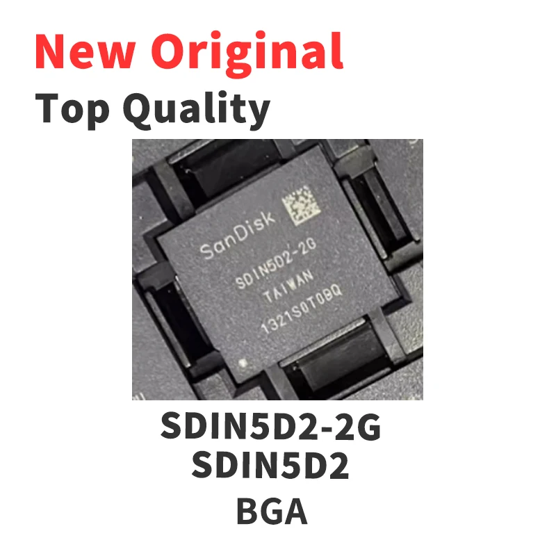 (1 Piece) SDIN5D2-2G SDIN5D2 BGA New Original Chip