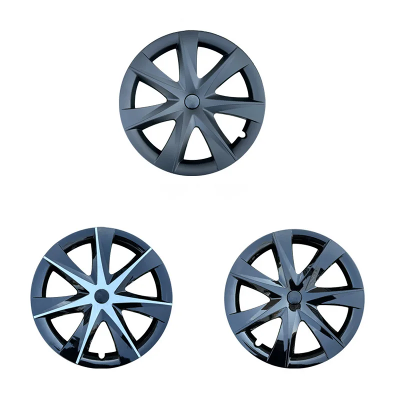 4PCS 19 Inch Wheel Caps HubCap For Tesla Model Y Automobile Replacemen Wheel Full Rim Cover Accessories