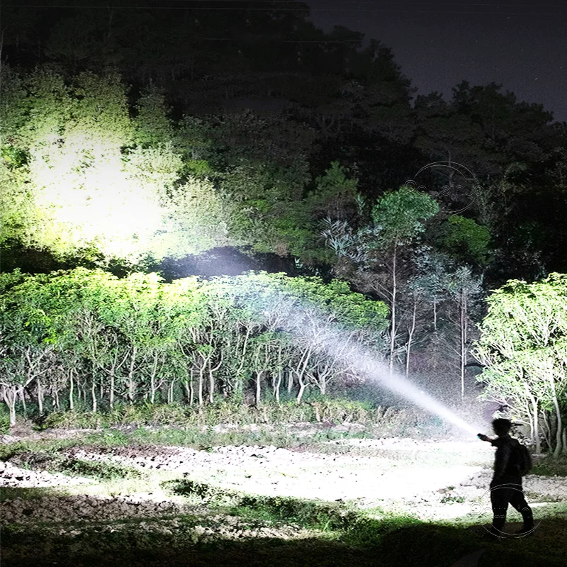 90000LM Most Powerful Diving Flashlight XHP320 LED High Power Rechargeable Diving Torch Waterproof Outdoor Diving 600m Spotlight