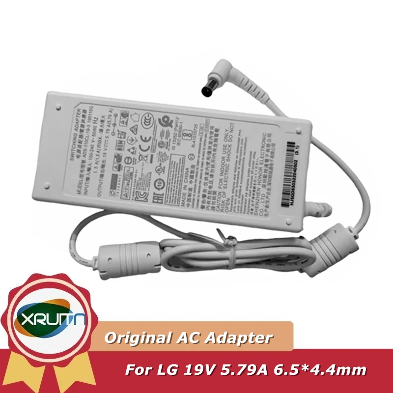 

Оригинальный адаптер переменного тока ADS-110CL-19-3 190110G 19 В 5,79 А EAY63032202, блок питания 110 Вт для LG MONITOR 34UM88p 34UM95-C 34UC88 34UC97C