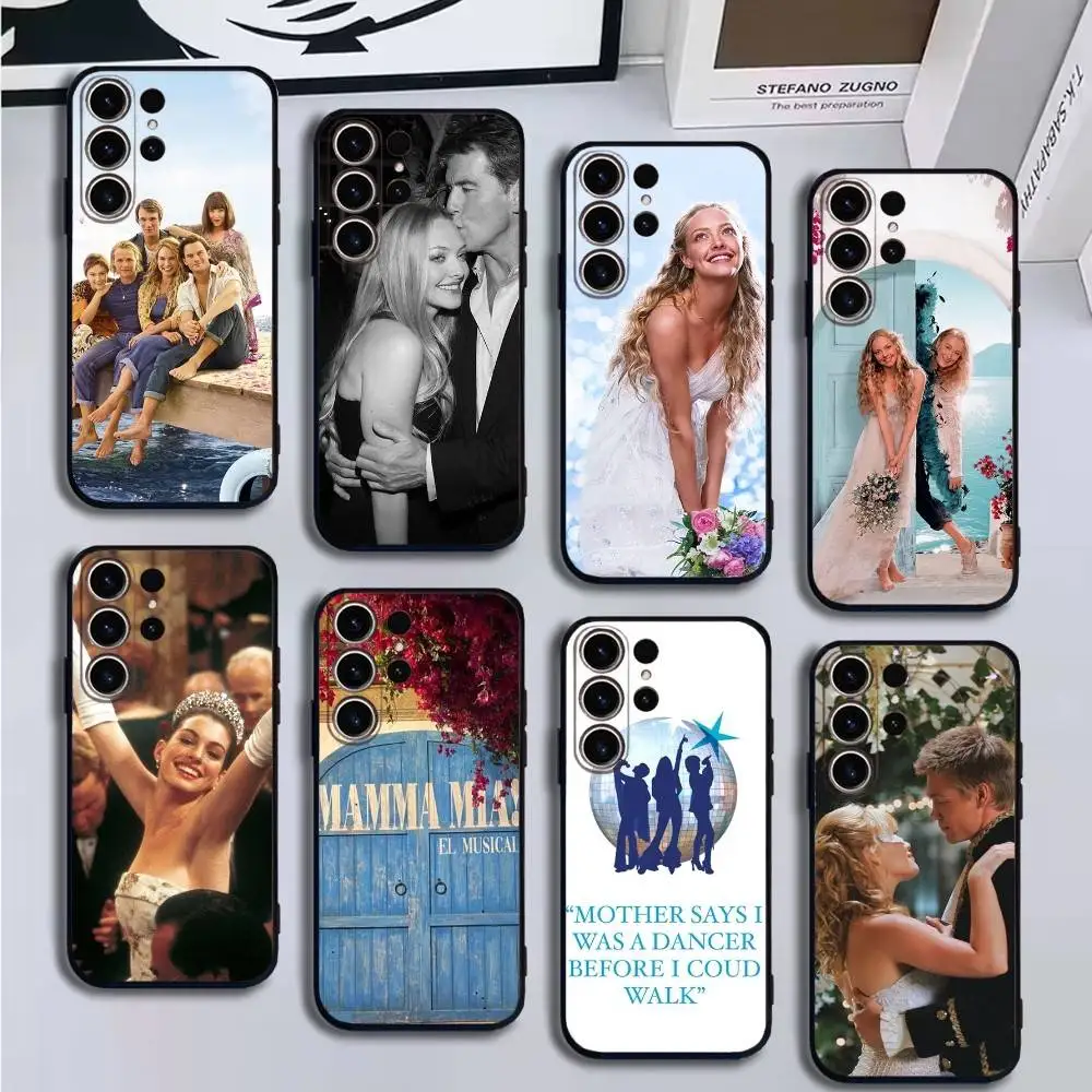 

Musical Film Mamma Mia Phone Case For SamsungS25,24,21,22,23,30,Ultra,20,Plus,Fe,Lite,Note,10,9,Soft Black Cover
