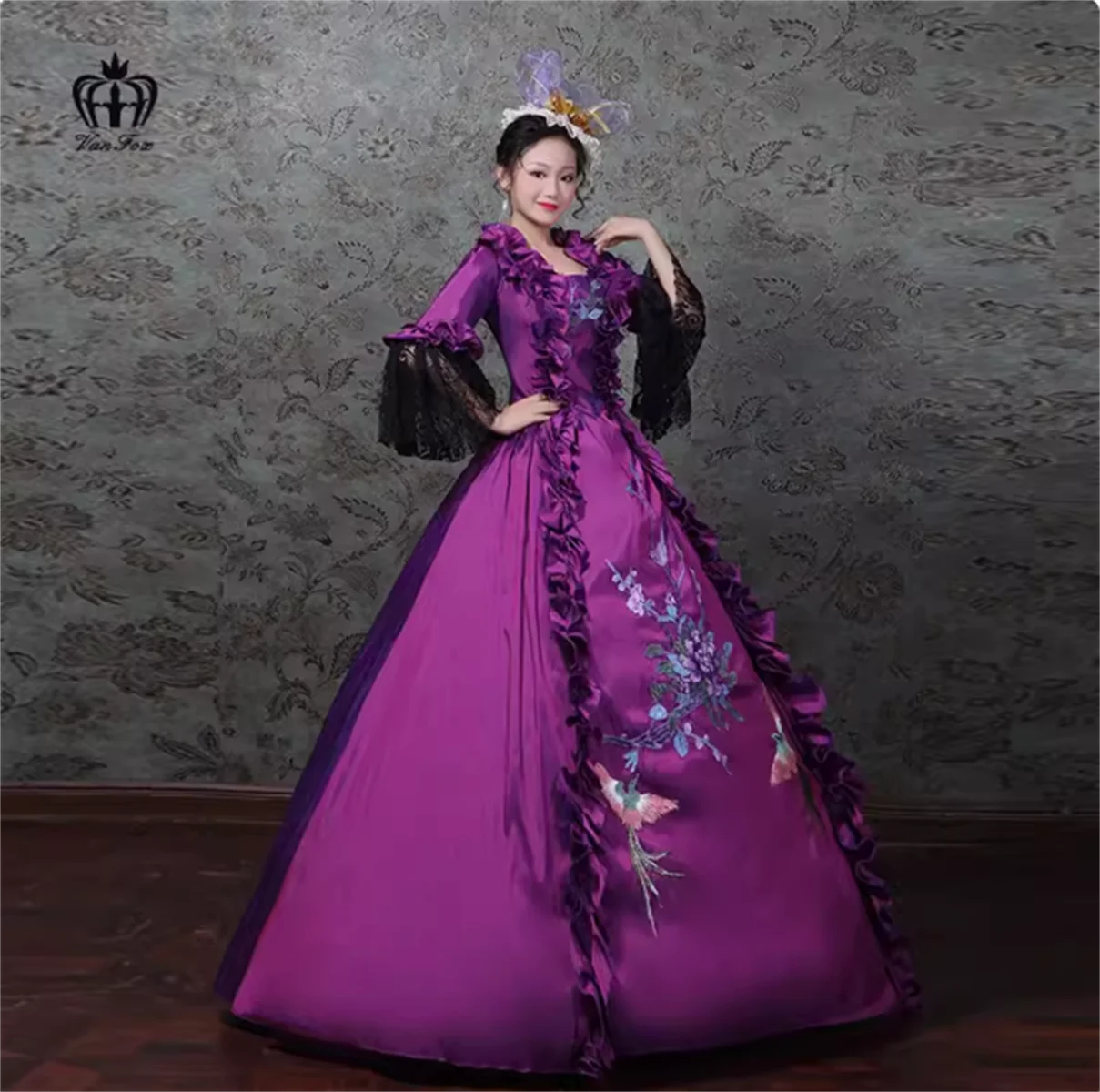 

Fanhu's new European women's court dress, themed princess dance dress, annual party photo, performance stage costume