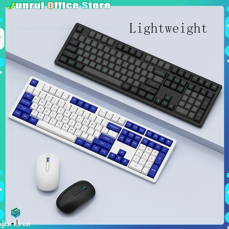 

Akko Mx108 Mechanical Keyboard Two Mode 2.4g Bluetooth Wireless Ergonomics Gaming Keyboard Portable Office Pc Gamer Mac Win Gift