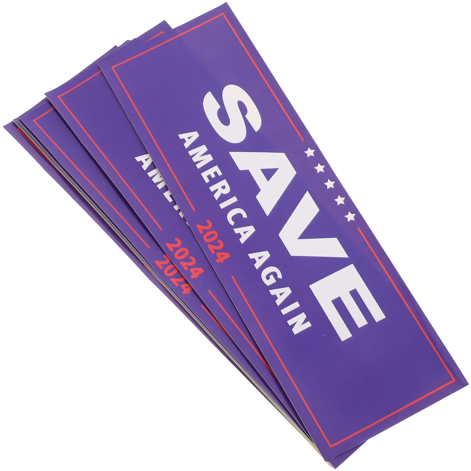 

10pcs 10 Sheets Election Voting Stickers United States Political Bumper Rectangular Adhesive Paper Vote Labels Circle Decal Gift