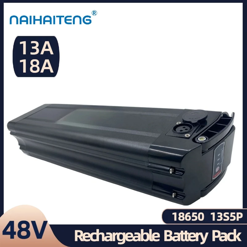 48V 13A 18A 13S5P 18650 Li-ion Rechargeable Lithium Battery pack For Silver Fish Shell Universal Folding Ebikes Vehicles