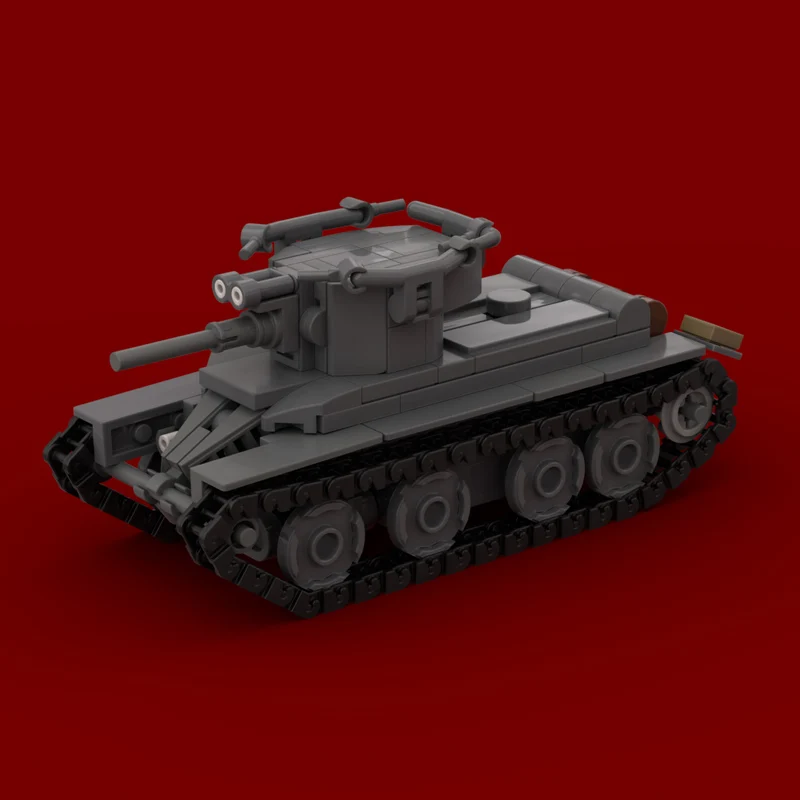 

BT-5 Military Tanks Model MOC Building Bricks War Equipment Modular Technology Gifts Holiday Assemble Children Toys Suit