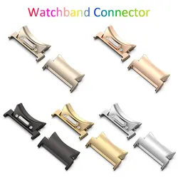 1Pair Metal Connector For Samsung Galaxy Watch 7 / Watch FE Smartwatch Stainless Steel Watchband Adapter Connector Head