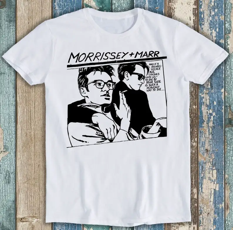 

The Smiths Morrissey Marr Cartoon Music The Queen Is Dead Gift Tee T Shirt P7288