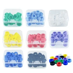 20Pcs/Box Small Dental Orthodontic Silicone Instrument Color Code Rings Bands 135 Hygienist
