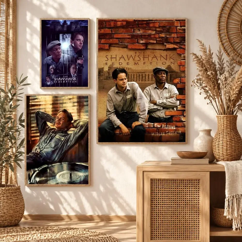 Movie The Shawshank Redemption Painting Calligraphy Modern Canvas Wall Art Prints for Living Room Decor | Wall Decals