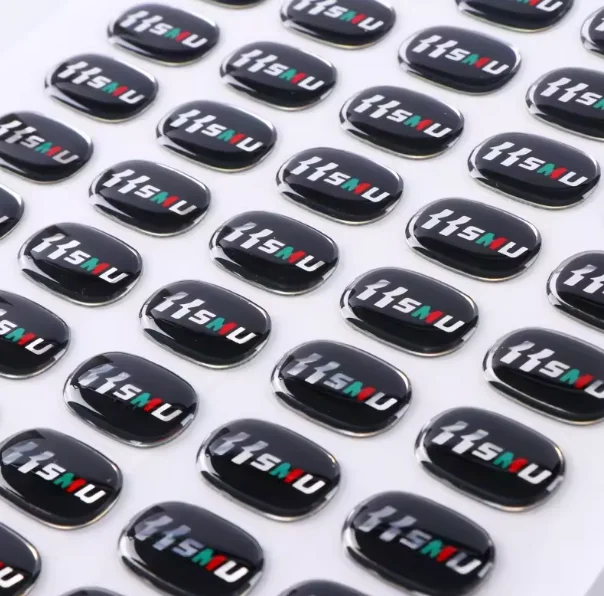 Aangepaste Epoxy Label Afdrukken Waterdichte Transparante Gel Logo Sticker 3d Epoxy Dome Sticker