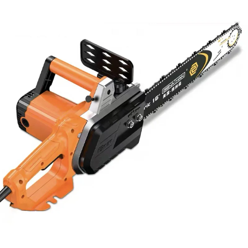 6 Inch Electric Chainsaw 2000W High Power Motor Reliable Handheld Wood Cutter for Household Logging & Branch Trimming