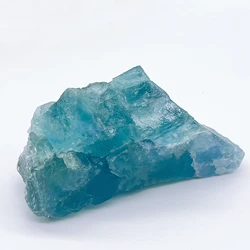 Clip de fluorite bleu vert naturel, pierre brute irrégulière, spécimen de napperon brut, guérison Reiki, décoration d'intérieur, aquarium