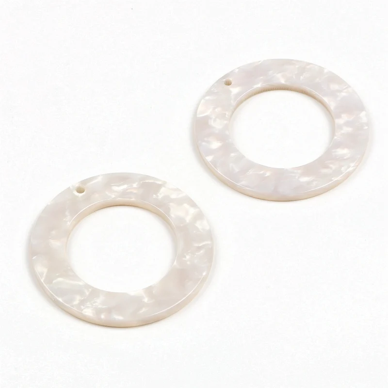 Leopard Print Circle Charm for DIY Jewellery Making