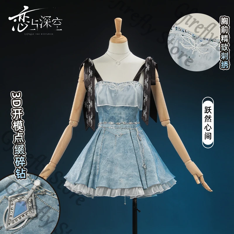 

Love and Deepspace Clothes Cosplay Dress Women’s Wear Clothing Colleagues Full Set Outfit Quadratic Element Anime Expo Garment