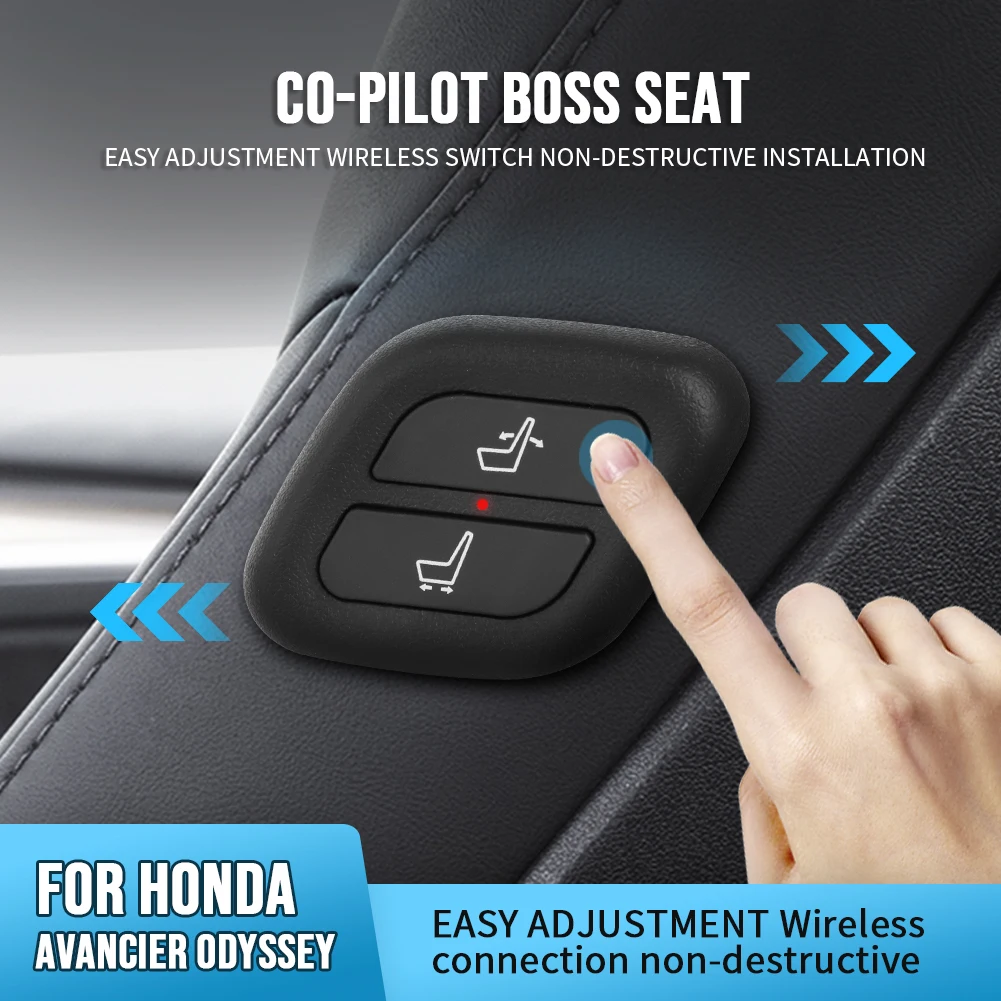 Upgrade Co-Pilot Seat Side Wireless Button for Honda Avancier Odyssey Breeze Accord 10Th 2015-2022 Seat Adjust Button For honda