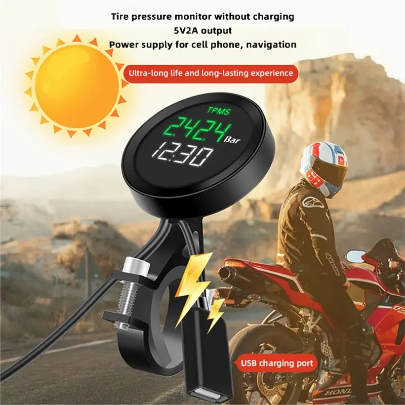 Motorcycle Tire Pressure Monitor System - usage example