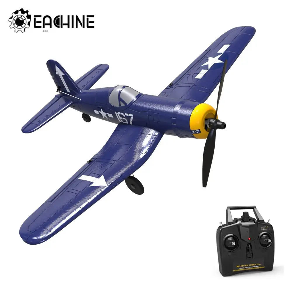 

Самолет F4U Eachine-8, размах крыльев 761 мм, размах крыльев 400 мм, радиоуправляемый самолет с пультом дистанционного управления 2,4 ГГц, 4 канала