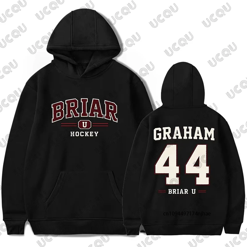 

2026 Off Campus Briar University Graham 44 Cotton Women's Men's Hoodies Long Sleeve Pullovers Casual Sportswear Oversized Tops