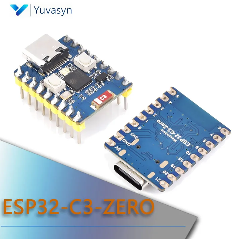 ESP32-C3 Zero Development Board ESP32-C3-Zero ESP32-C3 Mini ESP32-C3FH4 2.4GHz WiFi Bluetooth 5 built-in 4MB Flash USB Type-C