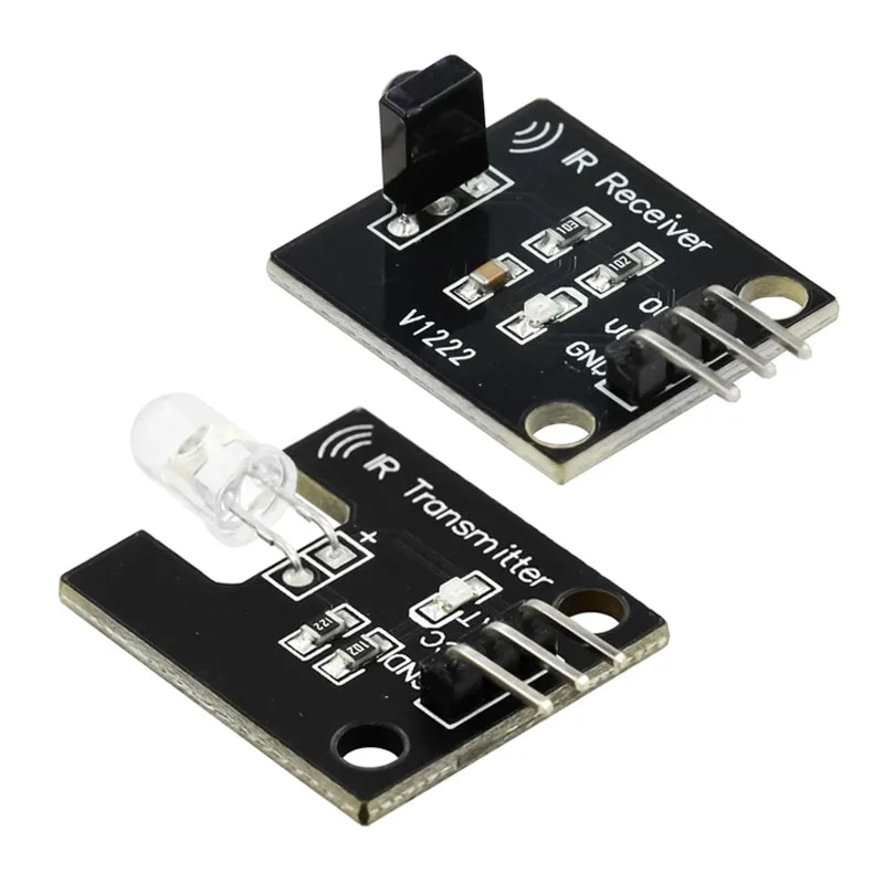 IR Infrared Transmitter & Receiver Module Kit - 38KHz Digital Sensor for Arduino, DIY Electronics Projects