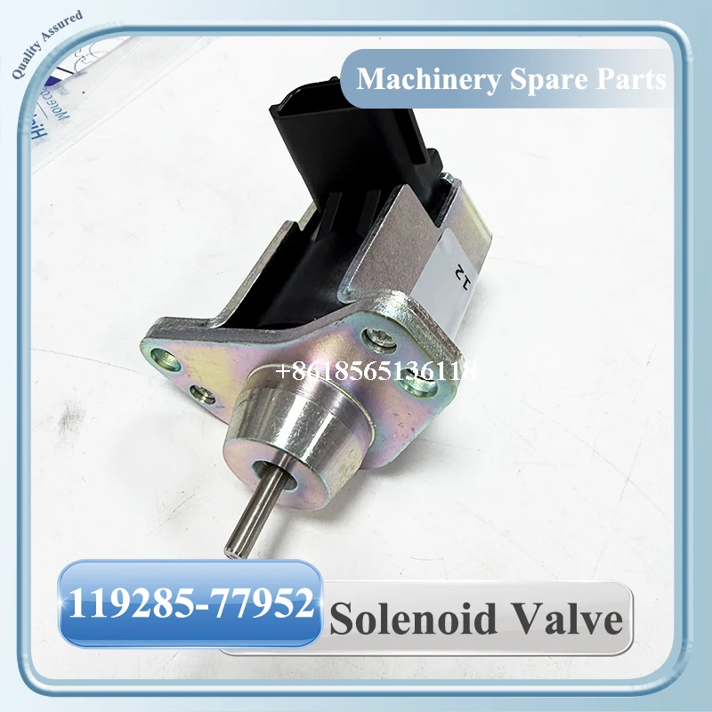 1503ES-3TNA72 119285-77952 12V Solenoid Valve for Engine Excavator Accessories 3TNE78 3TNE82A 3TNE88