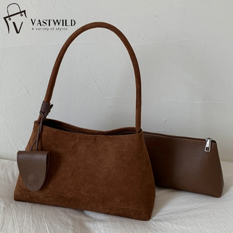 

Модная женская элегантная сумка-тоут в стиле ретро, универсальные сумки на плечо, коричневая сумка с гладкой застежкой-молнией, сумка из искусственной кожи под мышками