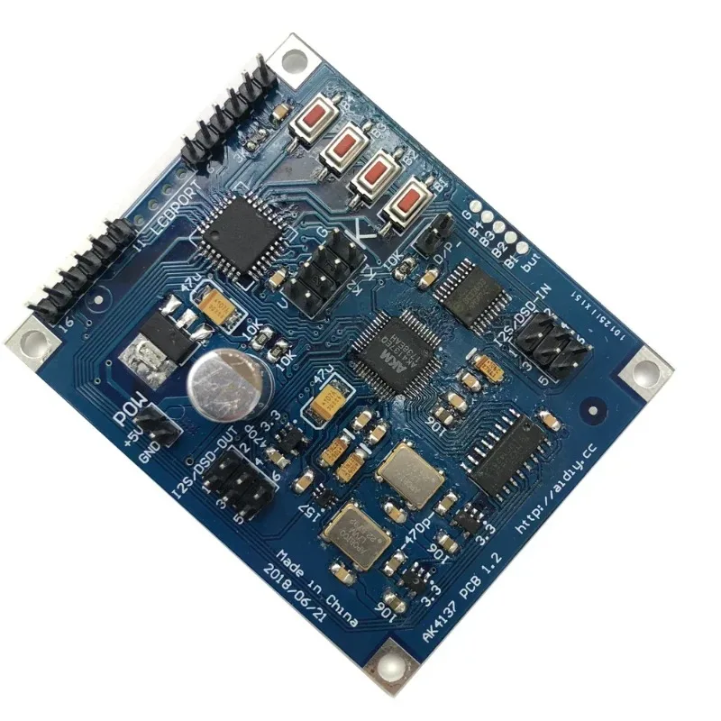 HiFi AK4137 Raspberry Pi IIS DAC Decoder Board Support I2S 32bit 384K DSD256