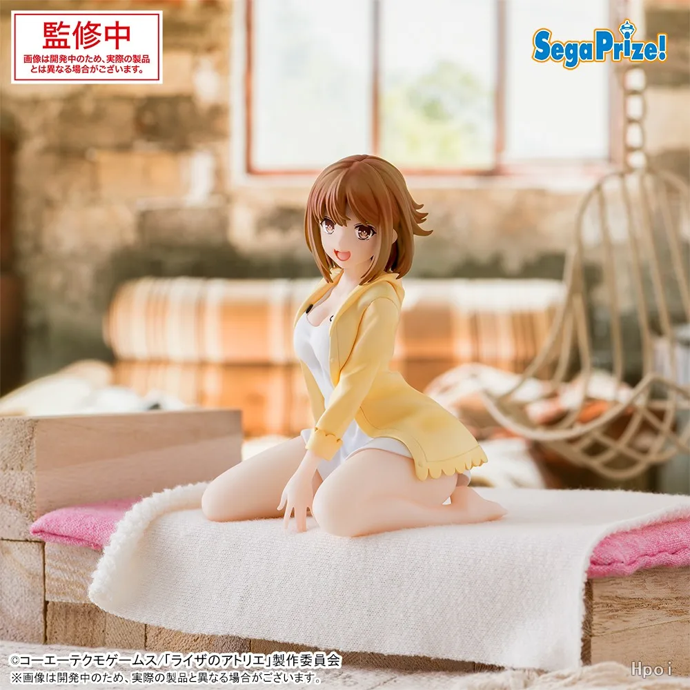 9CM Anime Atelier Ryza Tokoyami no Joou to Himitsu no Kakurega Reisalin Stout Figure Premium Chokonose Sitting Model Toy Doll