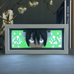 Avatar ostatni mag powietrza wycinanka Shadow Box Manga gadżet zabawka figurki Anime dekoracje na prezenty poprowadził nocną podświetlana tablica Toph Beifong