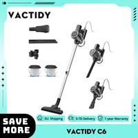 Vactidy C6 Corded Vacuum Cleaner, 18kPa Powerful Suction 800ml Dust Box, with 7m Cable 600W Motor Anti-Overheating/Anti-scalding