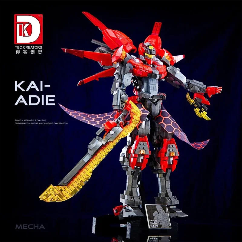 

2365PCS MOC Mech Warrior Building Blocks Game Anime Figure Characters Model Home Ornament Assembled Toys Kids Boys Gift