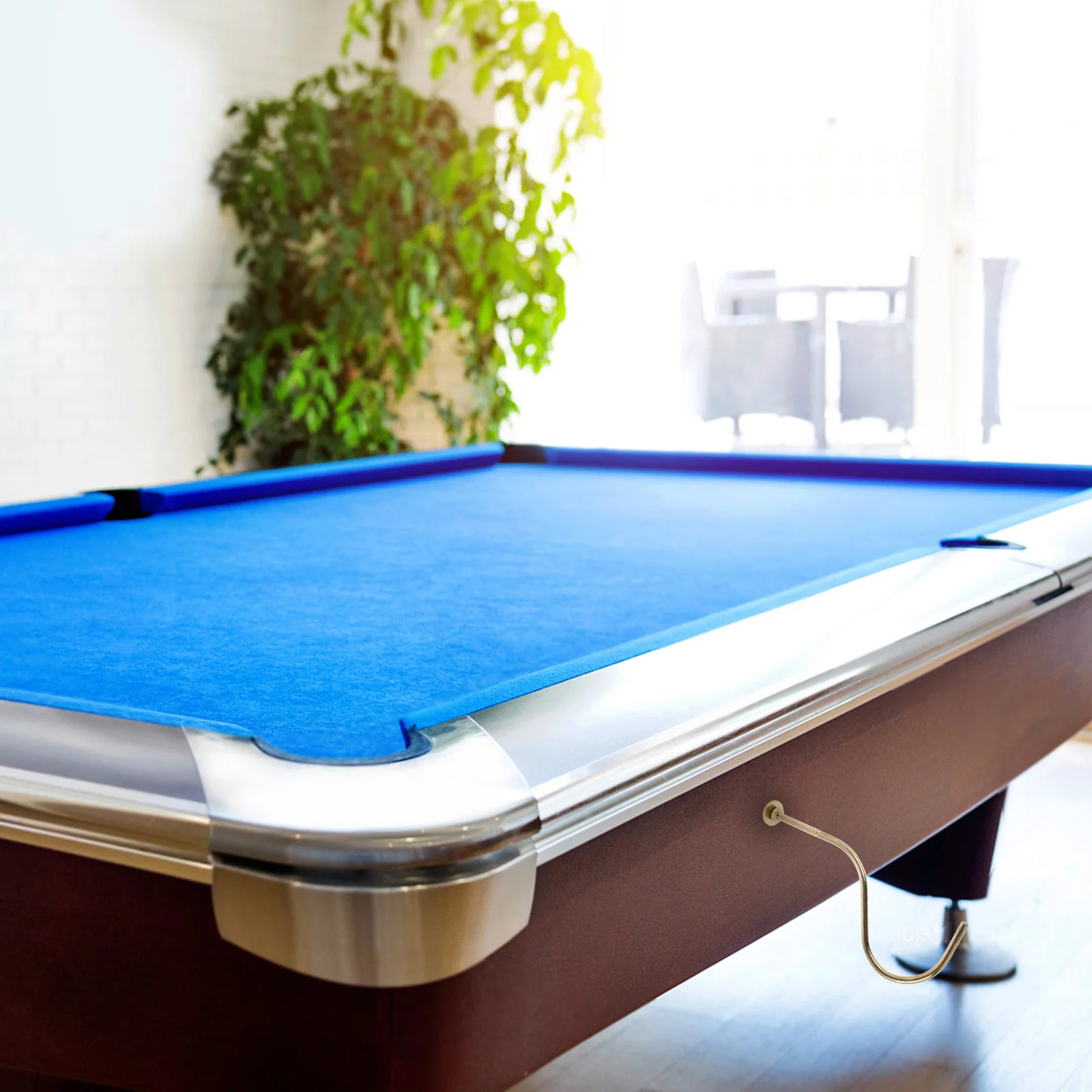 

2 pcs Pool Rack Hooks Iron Material Durable Billiard Hook For Pool Table Snooker Table Cue Storage Accessory Multi-Function Hook