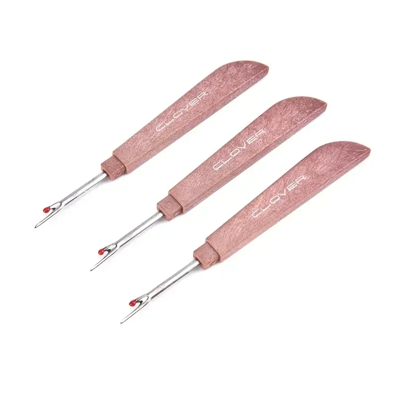 Steel Thread Cutter Wooden Plastic Handle Seam Ripper Stitch Removal Knife Needle Art Sewing Tools DIY Sewing Accessories